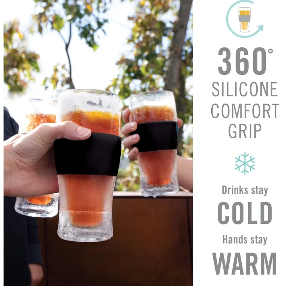 Freeze Cooling Cups For Drinks/Beer— Set of 2, Host - Picture 4 of 17